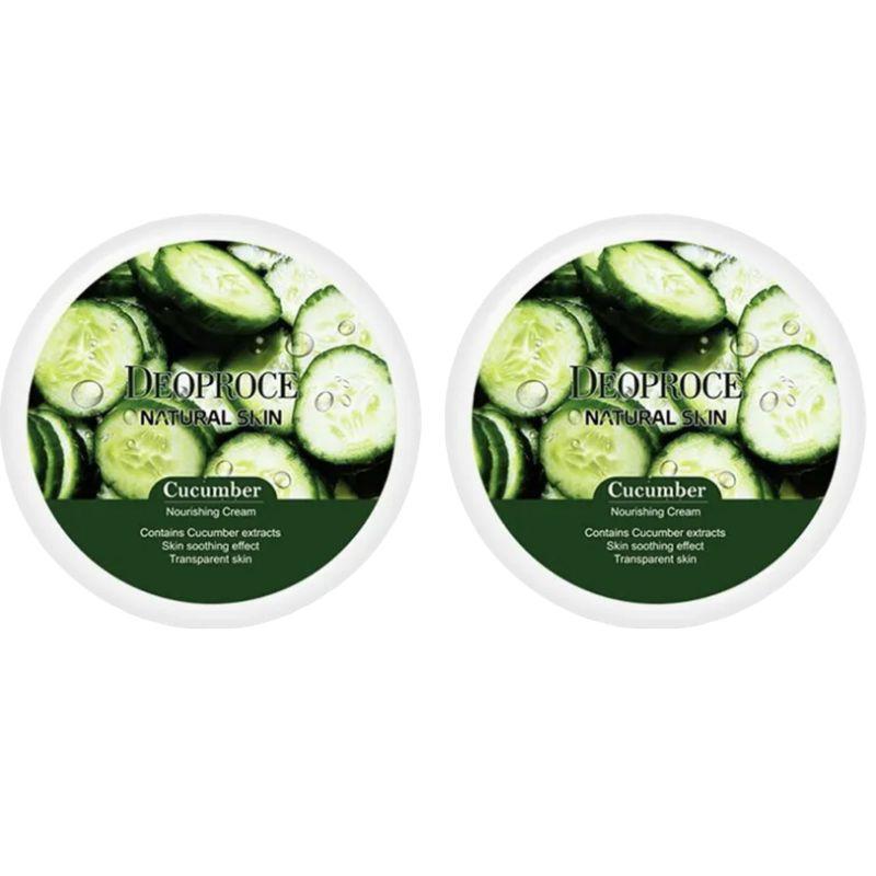 Deoproce Natural Skin Krem odżywczy z ogórkiem 100g