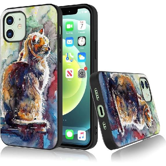 Case for iPhone 13, Retro American Flag Shockproof Soft Silicone Case Protective Cover for iPhone 13