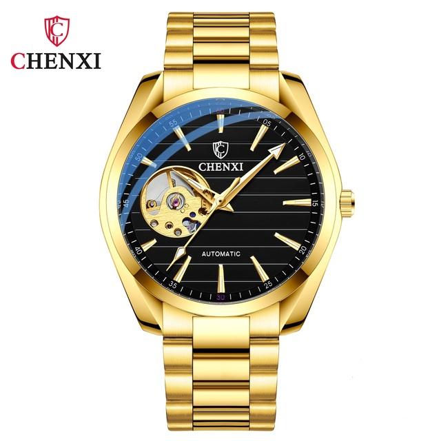 CHENXI 8806 2024 Top Brand Men Watch Luxury Automatic Mechanical Waterproof Relog Chenxi Dorado Business Wrist Watch