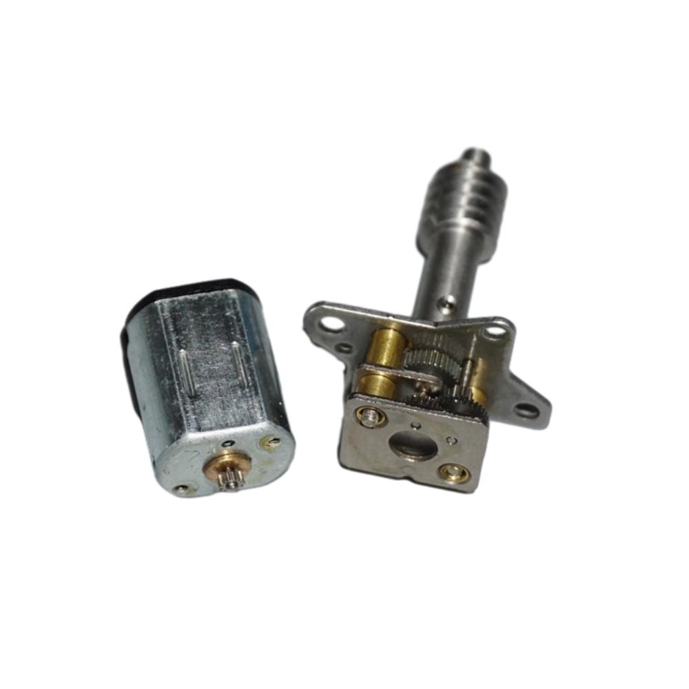 3V-6V All-Metal Gear Folding Landing Gear Worm Gear Motor 1:300 Deceleration Ratio N20 Precision Micro Gear Motor