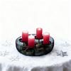 Christmas Advent Wreath Rings Christmas Advent Wreath Candle Holders for Pillar Candle Decorative Ornament Home Decors