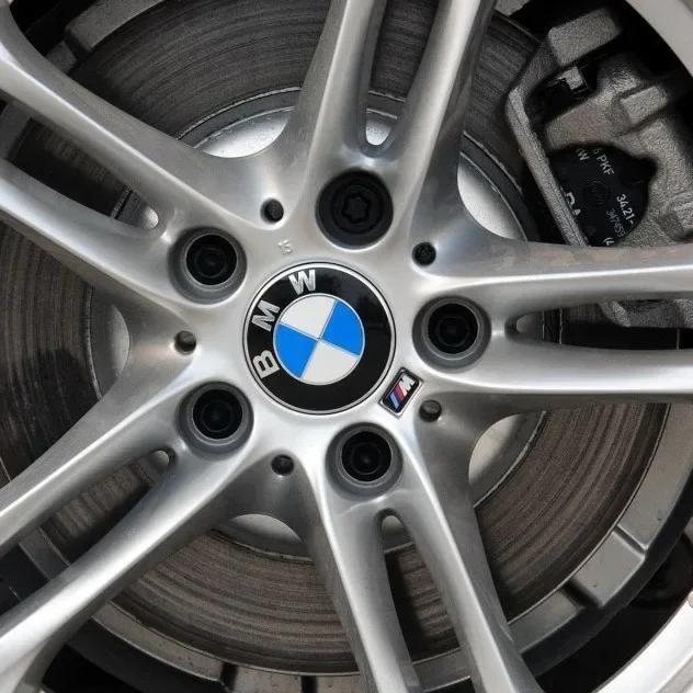 KYLZ4 For All BMW E46 E39 E38 E90 E60 E36 F30 F20 X1 X3 X5 M Logo Car Steering Wheel Hub Caps Center Emblem Badge Sticker DIY Sticker