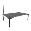 Height Adjustable Camping Table Fit for IGT Carbon Steel Aluminum Folding Portable Small Picnic Table for Outdoor BBQ