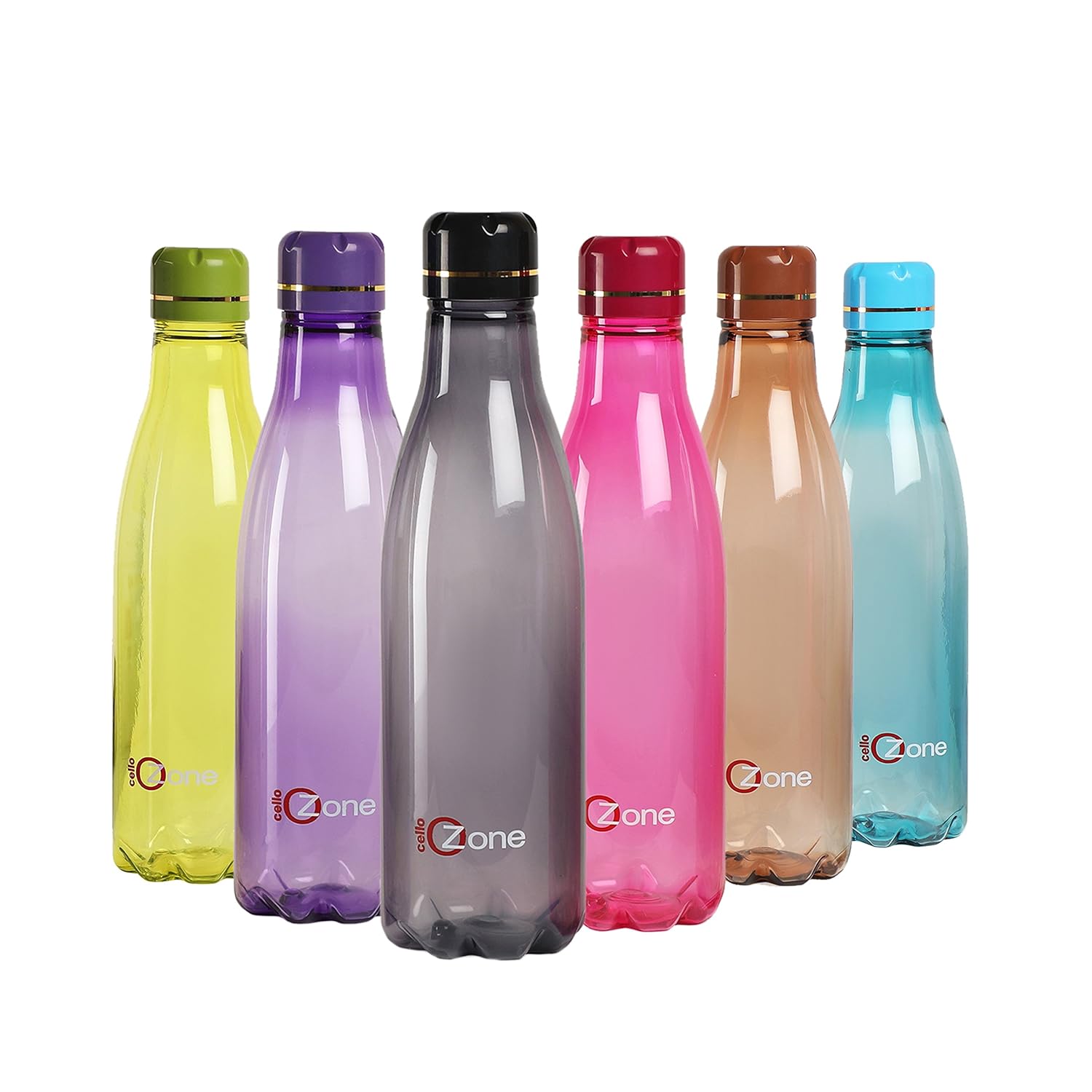 

Небьющиеся бутылки для воды, безопасные для заморозки, для путешествий, спортзала, офиса, использования в холодильнике | Герметичный набор бутылок для гидратации без BPA из 6 штук | Легкий дизайн