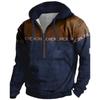 Men  Leisure  Fashion  Hooded Hood  Zipper  Hoodie