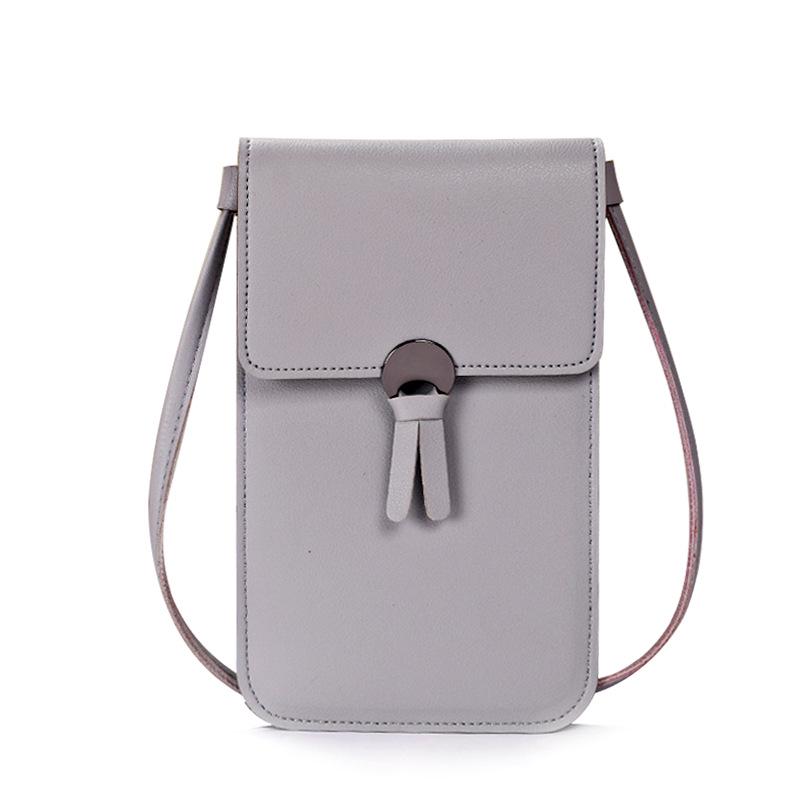 Mini Crossbody Bags for Women PU Leather Shoulder Purses and Handbags for Girls Ladies Phone Simple Solid Bag