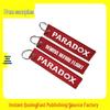 Aviation Double-Sided Embroidered Keychain – High-Density Polyester ID Holder
