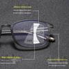 Ochelari de lectură multifocali ultralight TR90 la modă cu protecție împotriva luminii albastre pentru vedere de aproape și la distanță