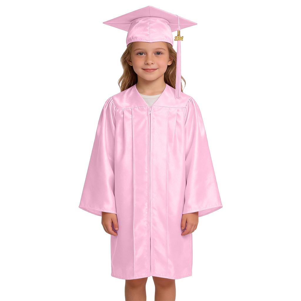 Conjunto de Roupa de Formatura Infantil da Moda, Roupa para Fotografia de Jardim de Infância, Novo Chapéu de Doutor e Toga de Formatura 2026