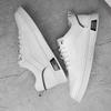 Moda 2024 Wiosna Jesień Nowe Męskie Buty Codzienne ze Skóry Naturalnej Gruba Podeszwa Proste Białe Buty Wszechstronne Męskie Buty Sportowe Outdoor