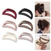 Weiche Silikon-Haarklammer, große Größe, starker Halt für dickes, langes Haar, mehrere Farben, tägliche Styling-Accessoires