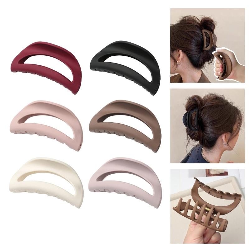 Weiche Silikon-Haarklammer, große Größe, starker Halt für dickes, langes Haar, mehrere Farben, tägliche Styling-Accessoires