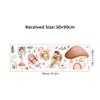 Cartoon Cute Elf Love Wall Stickers Decoration For Bedroom Girls Gift Kids Room Sweet Home Decore Living Room Wall Decals