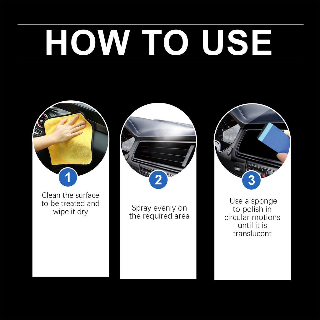 Vinyl And Plastic Aerosol Protective Coatings For Car Interiors And Exteriors That Maintain Paint Color And Prevent Fading,,100ml