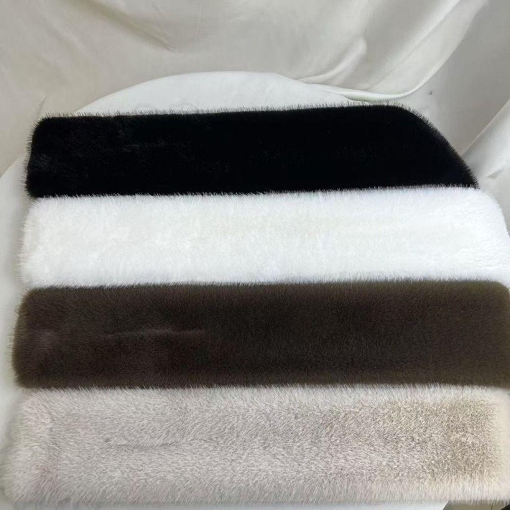 Thickened Neck Scarf Faux Mink Fur Faux Rabbit Fur Scarf Neckerchief Wrap Autumn Winter
