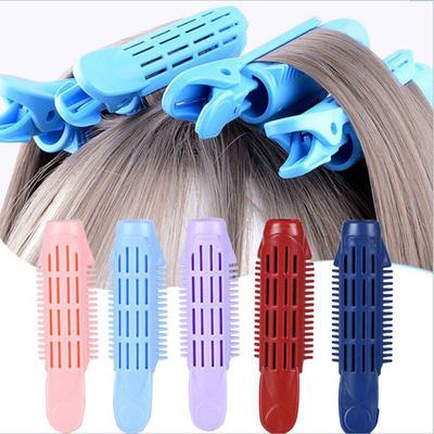 4Pcs Natural Fluffy Hair Clip Curly Plastic Self Grip Hair Root Fluffy Clip