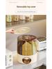 Rotatable Household Rice and Grain Storage Box: Insect & Moisture-Proof, Sealed, Compartmented Bucket