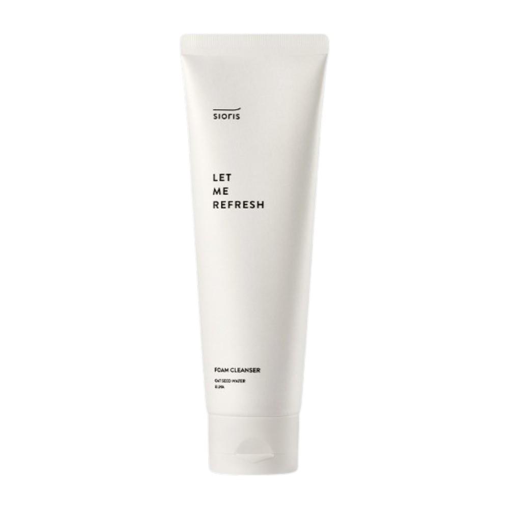 SIORIS Let Me Refresh Foam Cleanser Gentle Exfoliating & Low pH Organic Oat Cleanser 120ml