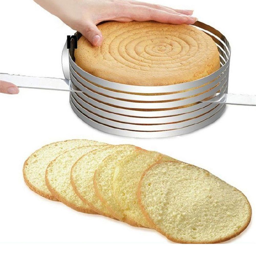 Stampo Rotondo a Livelli Spesso e Regolabile di Pregio - Per Torta Mousse