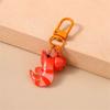 Cartoon Simulation Lobster Keychain Artistic Resin Pendant Bell Embellished Decoration For Girls Bag Accessories