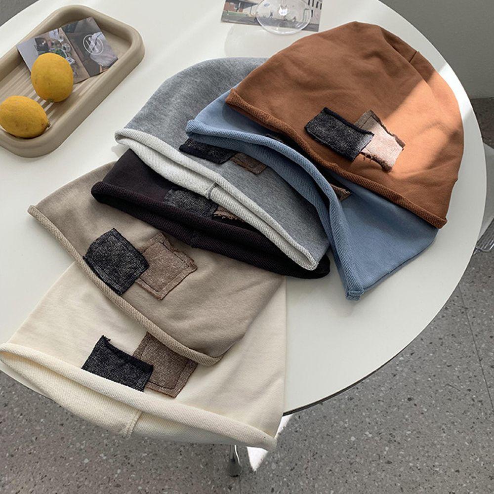 

Autumn Streetwear Casual All-match Korean Men Beanies Women Knitted Hats Skullies Caps Pile Of Hats