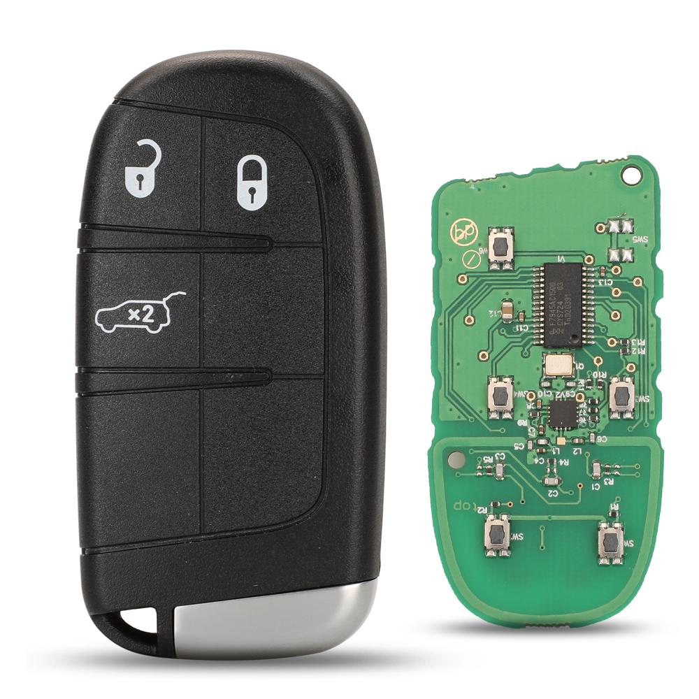 Jingyuqin M3N-40821302 Smart Card Remote Control Key 433MHz for Dodge Durango 2015-2022 Fob ID46 PCF7953 Chip 2/3/4/5 Buttons
