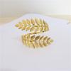 Fashion Women Metal Leaf Charm Open Bracelet Arm Cuff Armlet Bangle Fine Jewelry