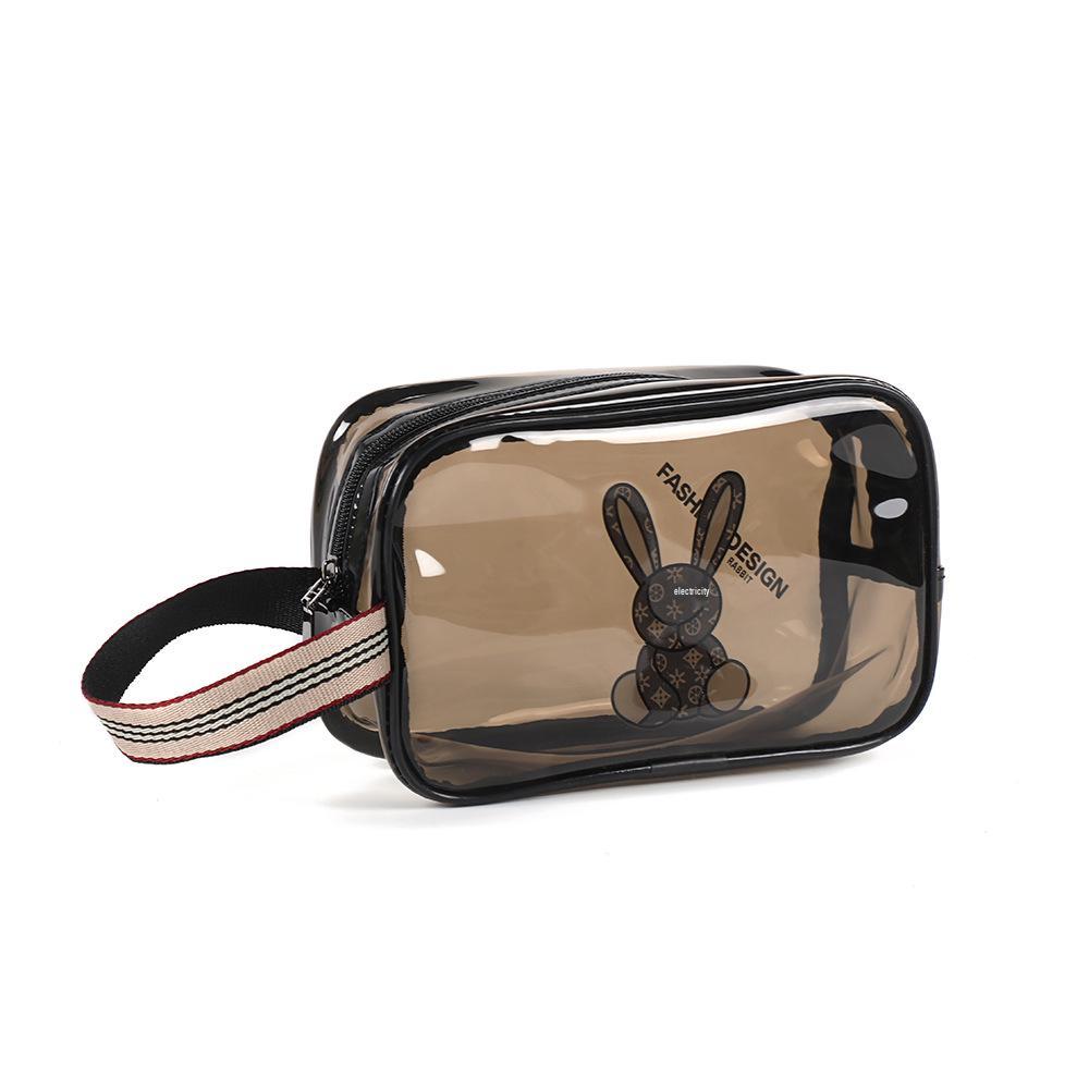 Thickened Waterproof PVC Toiletry & Makeup Travel Organizer Bag with Large Capacity