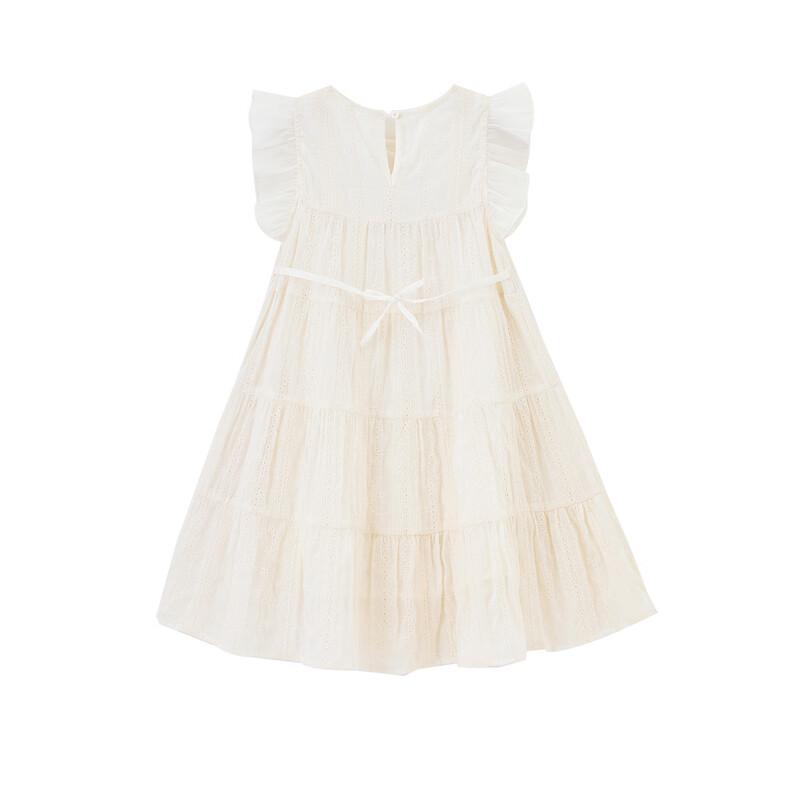 ASK JUNIOR Girls' Summer Cap-Sleeve Mesh Princess Dress