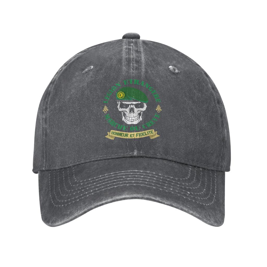 Legión Extranjera Gorra de Mezclilla Extranjera Gorras de Béisbol Casuales Sombrero Ajustable Verano Unisex Gorras de Béisbol