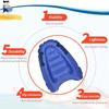 80×60cm Inflatable Bed Floating Swimming Mat Durable Water Surf Bodyboard  Adult & Kids