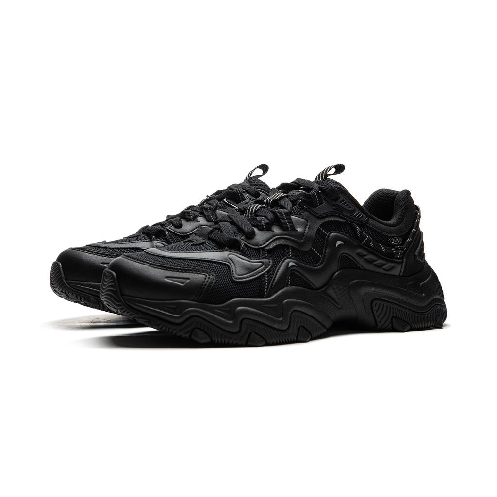New LiNing Cat's Claw Lite 2 Cushioning Wear Resistant Low Top Casual Shoes Men's Black AGCU449-4