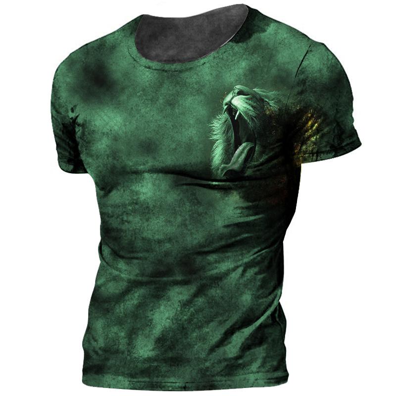 New Hot Selling Retro Men's T-shirt 3D Printing Retro Short Sleeve Top Fashion Men's Clothing Street Hip Hop Hot Style