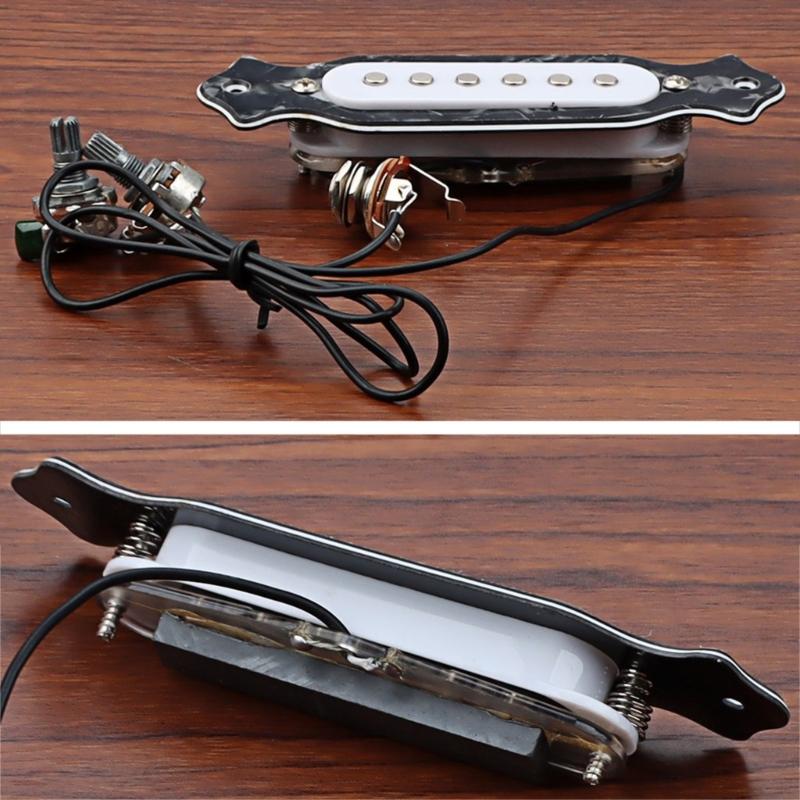 Prewired 6-String Guitar Pickup with Volumes & Tone Controller Knobs Guitar Part