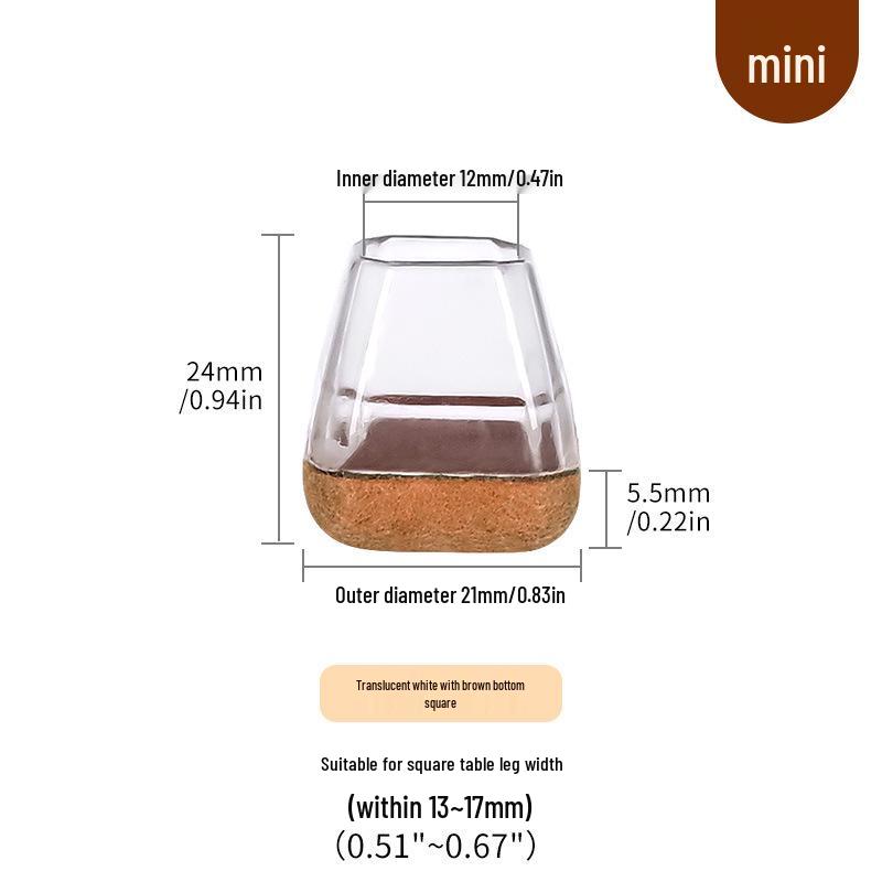 Silicone Chair and Table Leg Covers - Silent, Non-Slip Protection for Furniture