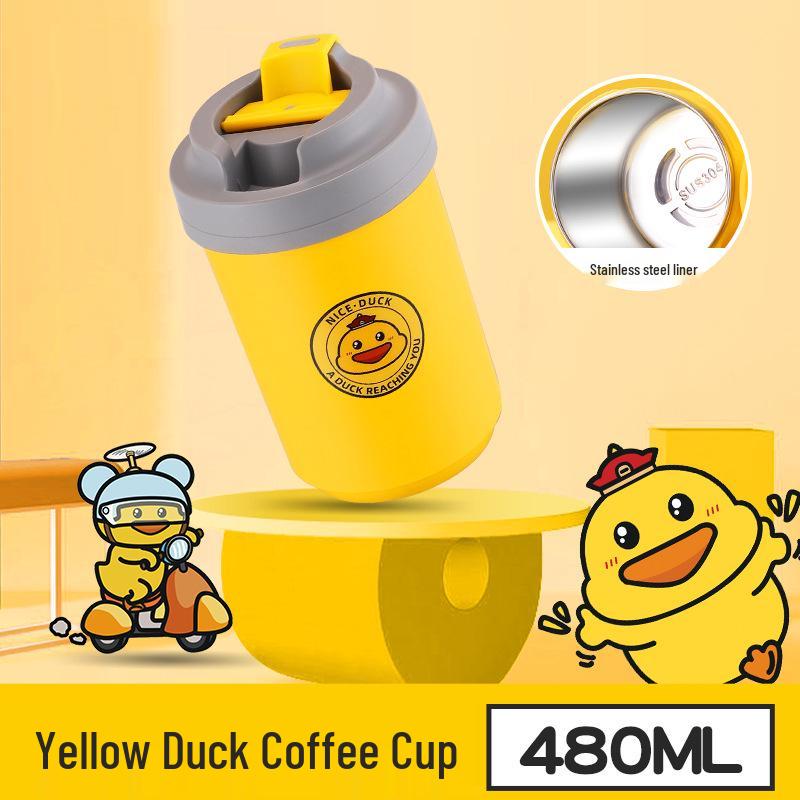 304 Double-Layer Stainless Steel Travel Thermos Mug