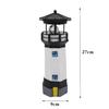 Solar Rotating Lighthouse Resin Garden Ornament