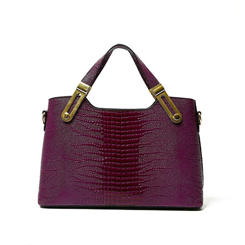 

Женская сумка, новый стиль, женская сумка, корейская версия с рисунком ящерицы, женская сумка среднего возраста, простая и элегантная сумка для мамы