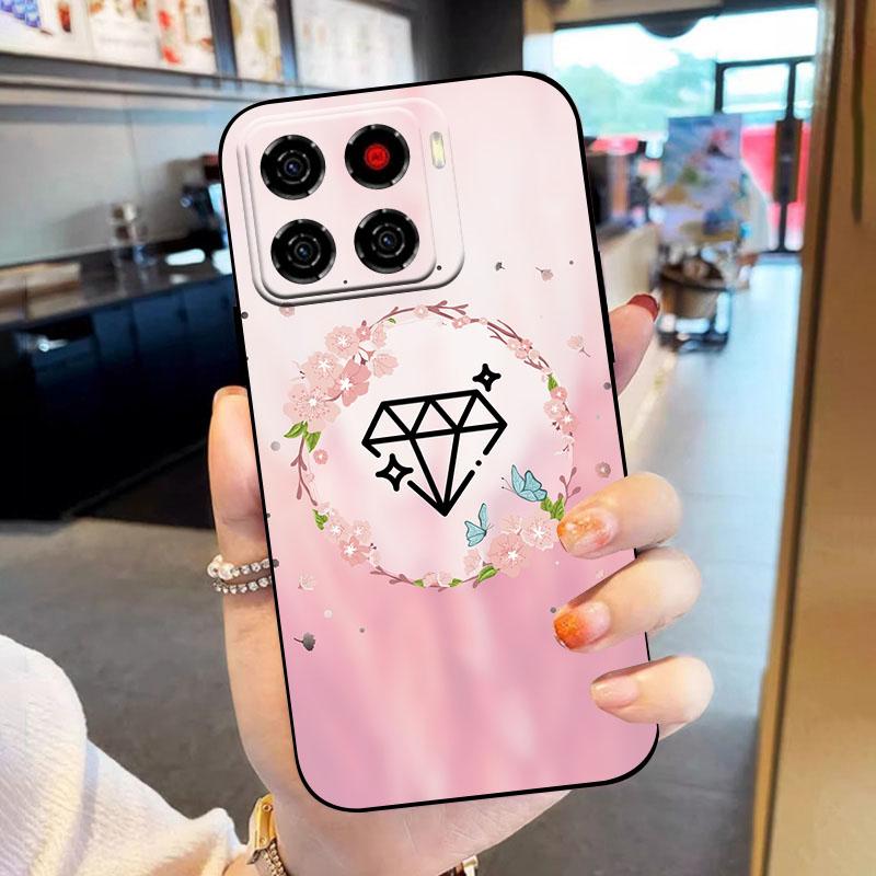 For ZTE Blade A56 Case Cute Cartoon Soft Silicone Phone Cover For ZTE Blade A 56 4G TPU Shockproof Bumper BladeA56 Z2473 Fundas