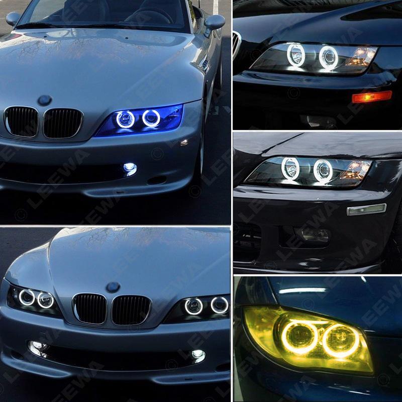 Applicable To BMW E46 Coupe 2D, E46 Cabrio, Z3 CCFL Angel Eye Halo Headlights