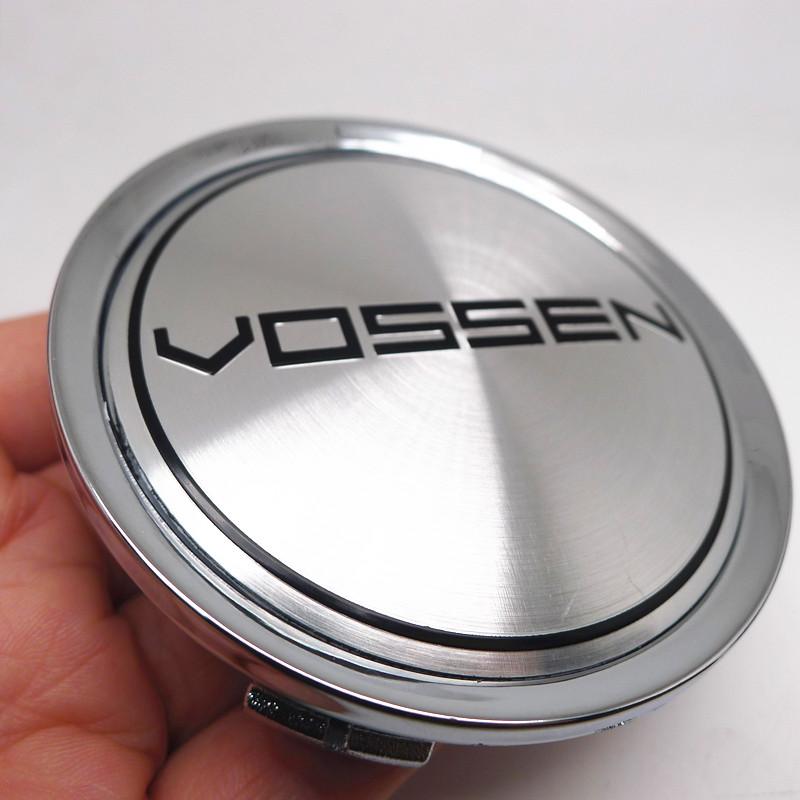 4pcs 75mm 70mm Vossen Wheel Center Hub Caps Hubcaps Car Rims Dust-proof Cover Badge