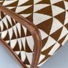 PRADA Symbol Embroidery Fabric Tote Bag Brown Women used