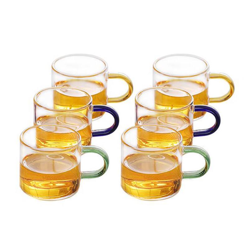 Chaxun Aimin Heat-Resistant Glass Teacup with Crystal Infuser