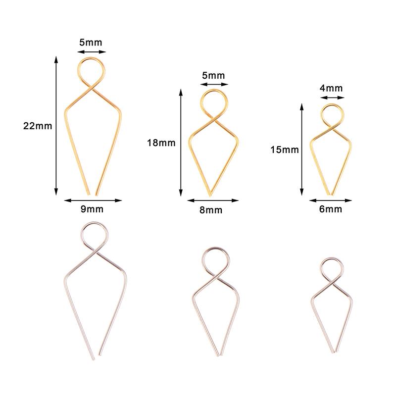 100Pcs/Lot Metal Hooks Steel Beads Connectors Chandelier  Pins Lighting  Accessories