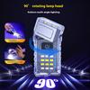 Outdoor Multi-Functional Portable Miniature High-Brightness Rechargeable LED Flashlight With Strong Magnetic Work Light