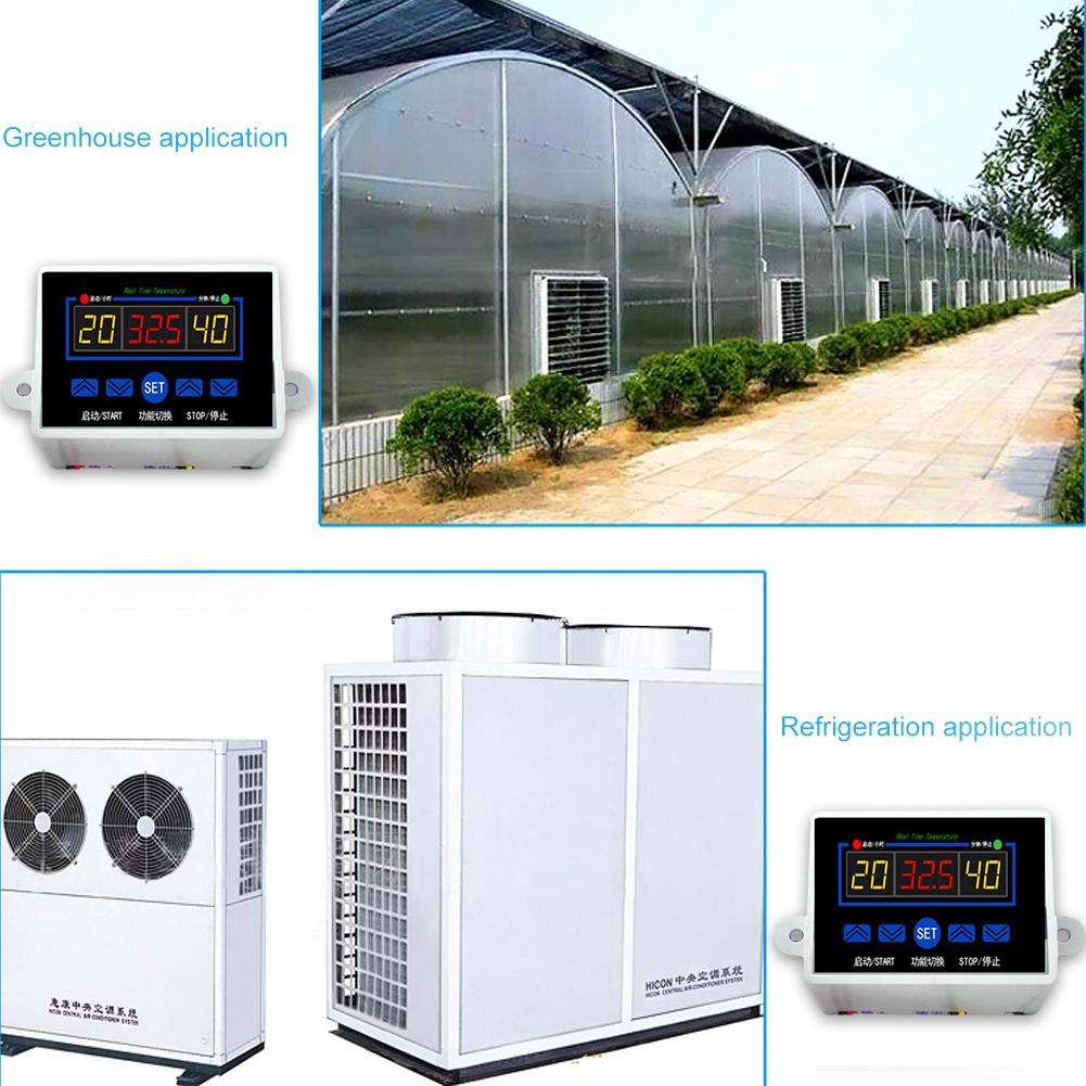 XH-W1411 Temperature Controller LED Digital Thermostat Switch 12V/220V 10A Smart Temperature Regulator with Waterproof Probe