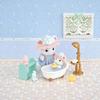 Sylvanian Families Doll Furniture Set Together Bath Time DF-26 ST Mark Certified Ages 3 Up Toy Dollhouse