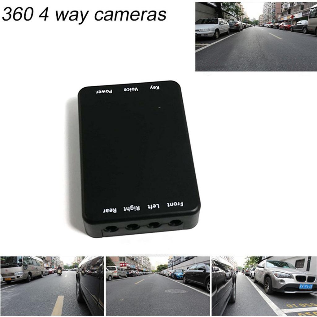 360 View Auto Car Control Box 4 Way Cameras Switch System Reversing Image Camera