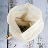 Cotton Filter Bag Reusable Cotton Food Filter Mesh Bag Strainer Mesh Nut Milk Bean Muslin Soup Filter Supplies Food Colander