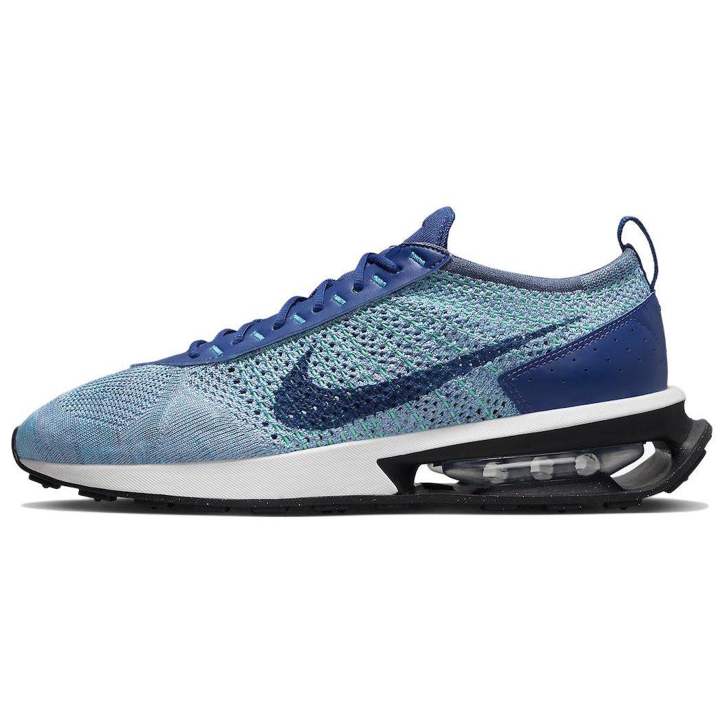 Nike Air Max Flyknit Racer Men s Lifestyle Running Shoes Deep Royal Blue Diffused Blue Electric Algae FD2765-400 EU 42